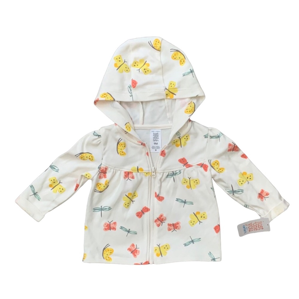 Just One You by Carter’s Butterfly  and Dragonfly Print Hooded Jacket